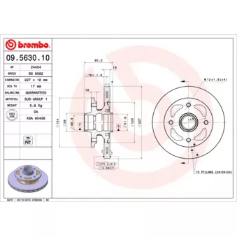 AP 24404 - Jeu de 2 disques de frein avant