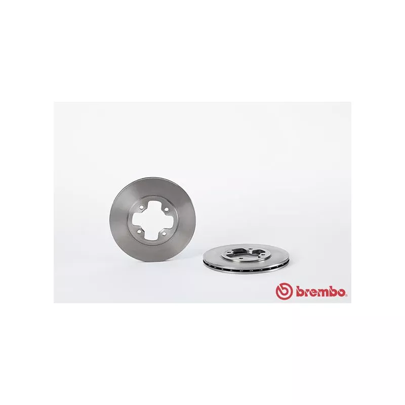 Jeu de 2 disques de frein avant AP 24551 - Visuel 1