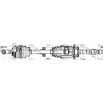 GSP 250169 - Arbre de transmission