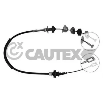 Tirette à câble, commande d'embrayage CAUTEX OEM 2150t7
