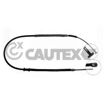 Tirette à câble, frein de stationnement CAUTEX OEM 92323734