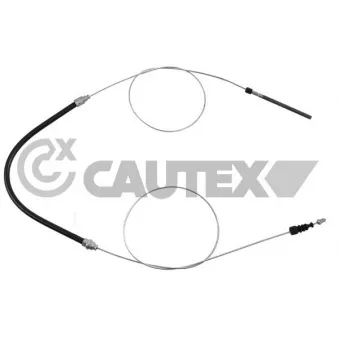 CAUTEX 017121 - Tirette à câble, frein de stationnement
