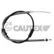 CAUTEX 017760 - Tirette à câble, frein de stationnement