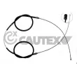 CAUTEX 018185 - Tirette à câble, frein de stationnement