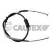 CAUTEX 018989 - Tirette à câble, frein de stationnement