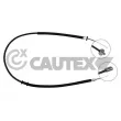 CAUTEX 019006 - Tirette à câble, frein de stationnement
