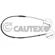 CAUTEX 019009 - Tirette à câble, frein de stationnement