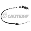 Tirette à câble, commande d'embrayage CAUTEX [019024]