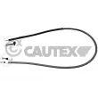 CAUTEX 019041 - Tirette à câble, frein de stationnement
