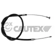CAUTEX 019044 - Tirette à câble, frein de stationnement
