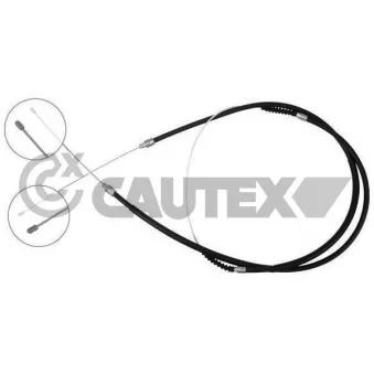 Tirette à câble, frein de stationnement CAUTEX OEM 4745V2