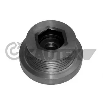 Poulie roue libre, alternateur CAUTEX 020956