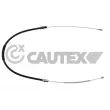 Tirette à câble, frein de stationnement CAUTEX [023112]