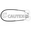 Tirette à câble, frein de stationnement CAUTEX [025220]