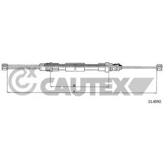 Tirette à câble, frein de stationnement CAUTEX OEM 7700816858