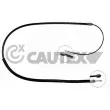 CAUTEX 028049 - Tirette à câble, frein de stationnement