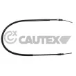 CAUTEX 028116 - Tirette à câble, frein de stationnement