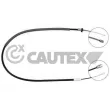 CAUTEX 028324 - Tirette à câble, frein de stationnement