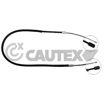 Tirette à câble, frein de stationnement CAUTEX OEM 7700834655