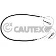 CAUTEX 028362 - Tirette à câble, frein de stationnement