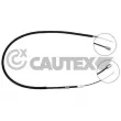CAUTEX 028363 - Tirette à câble, frein de stationnement
