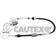 Tirette à câble, commande d'embrayage CAUTEX [028374]