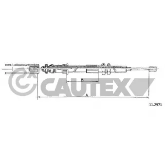 CAUTEX 028377 - Tirette à câble, commande d'embrayage