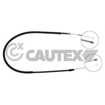 CAUTEX 028420 - Tirette à câble, frein de stationnement