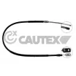 CAUTEX 028472 - Tirette à câble, frein de stationnement