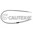 CAUTEX 028475 - Tirette à câble, frein de stationnement
