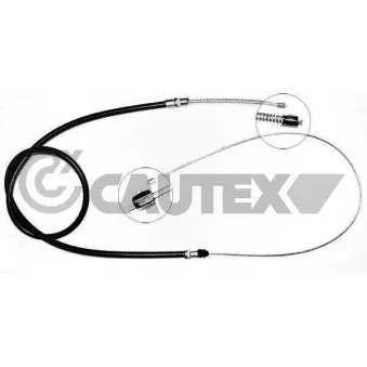 Tirette à câble, frein de stationnement CAUTEX OEM 5000395882