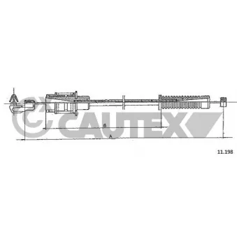 CAUTEX 035569 - Câble d'accélération