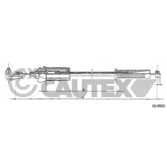 CAUTEX 035781 - Câble d'accélération