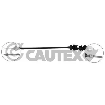 CAUTEX 036551 - Tirette à câble, commande d'embrayage
