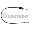 Tirette à câble, commande d'embrayage CAUTEX [036651]