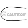CAUTEX 038037 - Tirette à câble, frein de stationnement