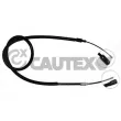 CAUTEX 038283 - Tirette à câble, frein de stationnement