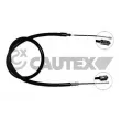 CAUTEX 038285 - Tirette à câble, frein de stationnement