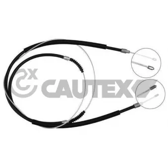 Tirette à câble, frein de stationnement CAUTEX OEM 4745G7