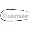 CAUTEX 038311 - Tirette à câble, frein de stationnement