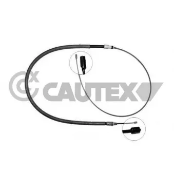 Tirette à câble, frein de stationnement CAUTEX OEM 4745W3