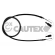 CAUTEX 038477 - Tirette à câble, frein de stationnement