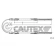 CAUTEX 048905 - Tirette à câble, frein de stationnement