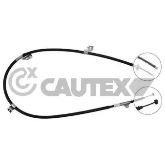 CAUTEX 069044 - Tirette à câble, frein de stationnement