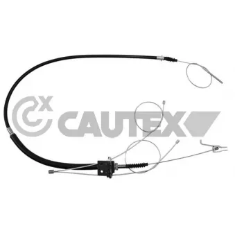 Tirette à câble, frein de stationnement CAUTEX 069095