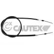 CAUTEX 069099 - Tirette à câble, frein de stationnement
