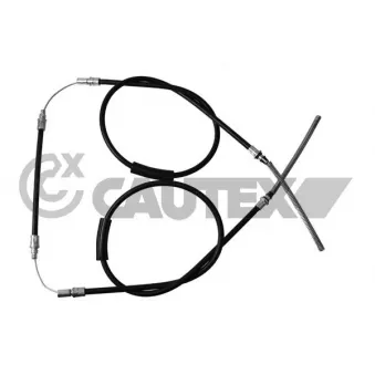 CAUTEX 087215 - Tirette à câble, frein de stationnement
