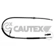 CAUTEX 088002 - Tirette à câble, frein de stationnement
