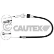 Tirette à câble, commande d'embrayage CAUTEX [088045]