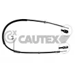 CAUTEX 088053 - Tirette à câble, frein de stationnement